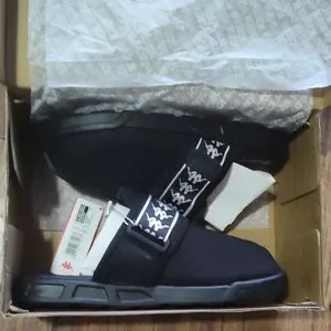 Kappa Black Slides / Sandals New w/Tags & Original Box.  Unisex Adult Size: 12 Kappa | Shoes | Kappa Black Slides Sandals New Wtags  main image 4